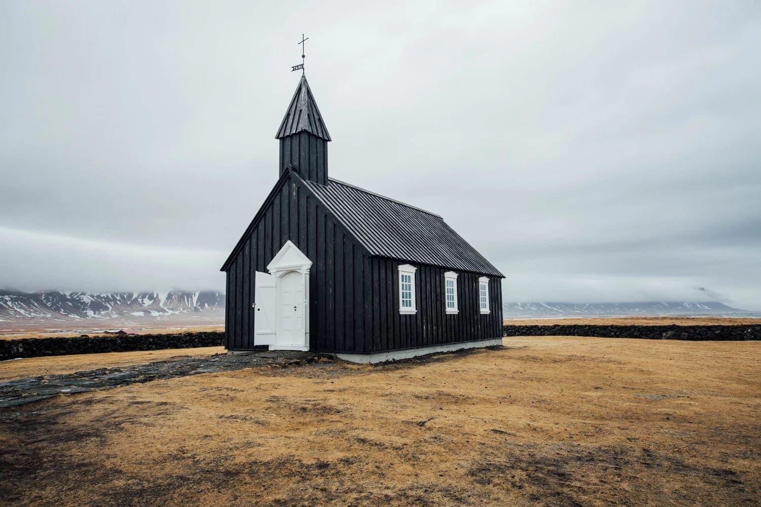 Here's the church and there's the steeple...