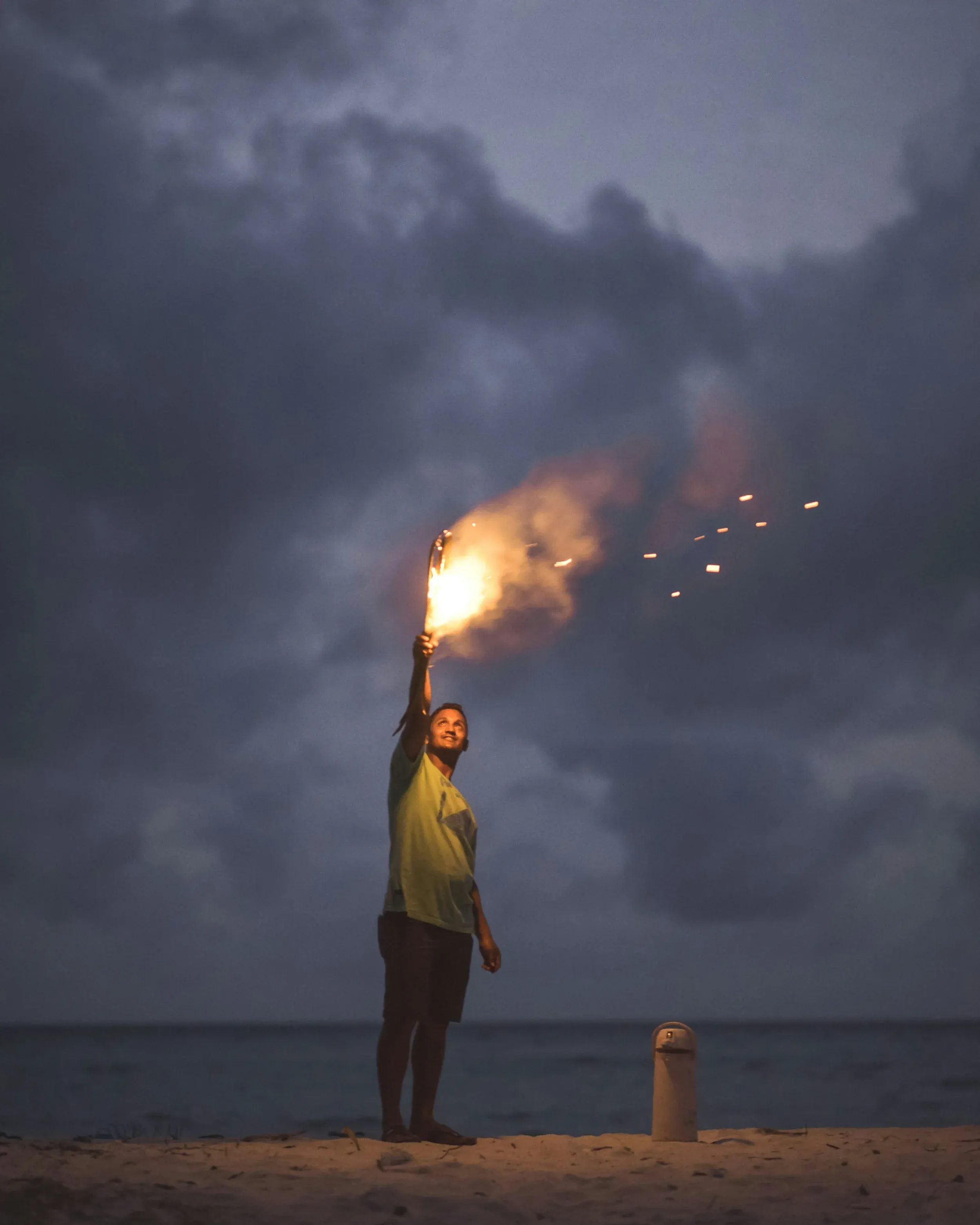 Lit Torch